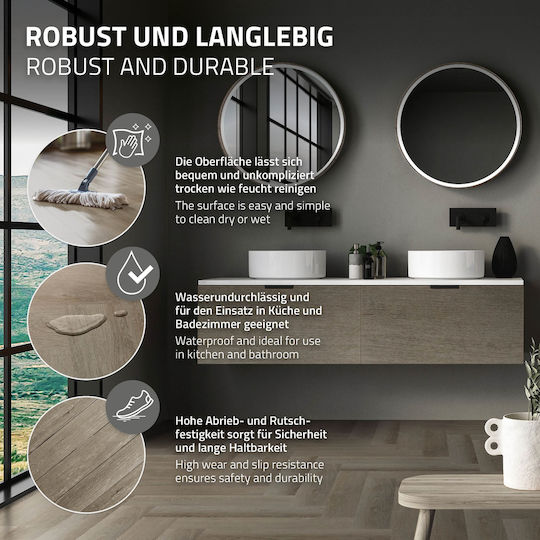Ml-design Deluxe Pvc 61cm X 12.8cm X 4.2mm 4.2mm 4.68m²/60 34