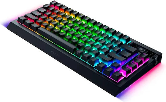 Razer BlackWidow V4 Pro Fără fir Gaming Tastatură Mecanică 75% cu Razer Orange comutatoare și iluminare RGB (Engleză Internațională)