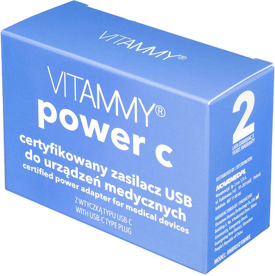 Vitammy Power C Charger Vitammy Vitammy Next Basic Blood Pressure Monitors Usb-c Connector