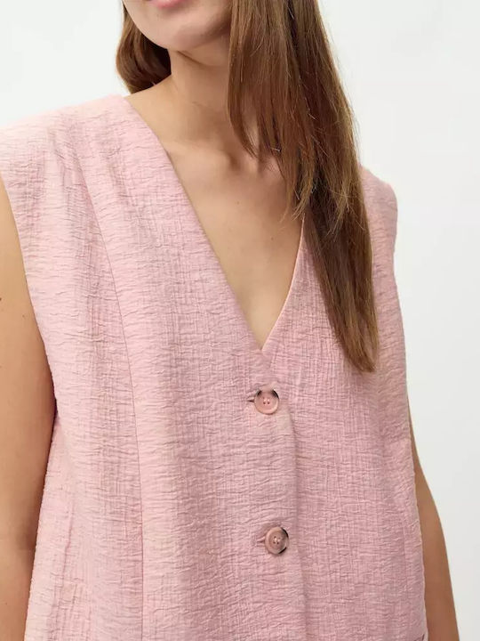 Damen Weste Rosa
