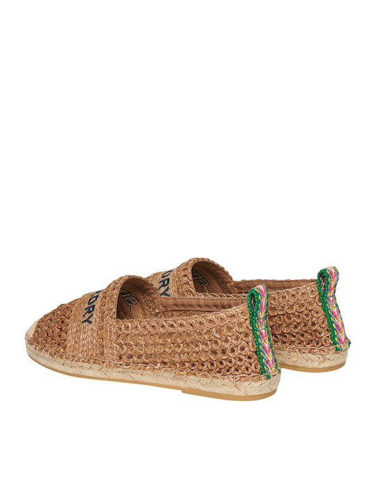 D2 Sdna Raffia Espadrille Γυναικείες Εσπαντρίγιες σε Καφέ Χρώμα