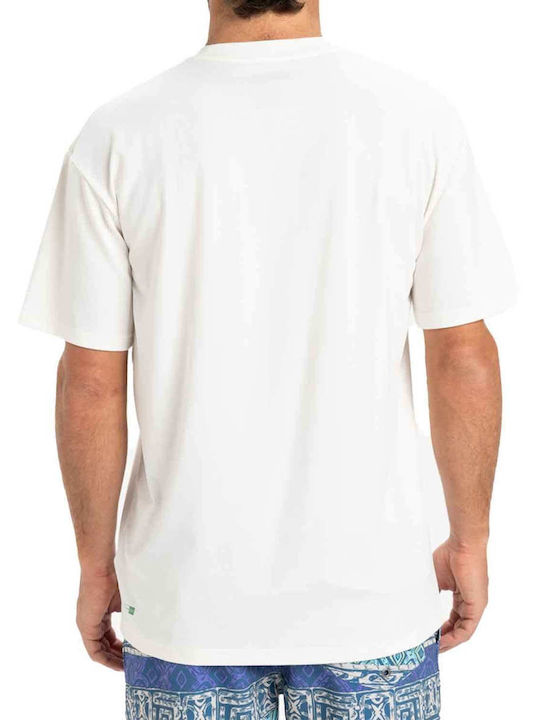 Quiksilver Everyday Surf Men's Short Sleeve Sun Protection Shirt White