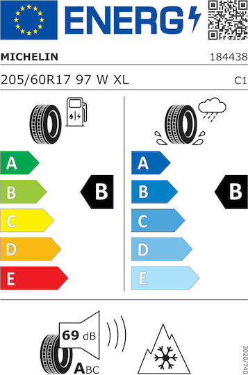 Michelin CrossClimate 2 205/60R17 97W XL Автомобилна Гума Всесезонна За Пътнически Автомобил