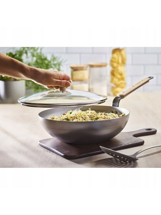 De Buyer Mineral B Wok από Αλουμίνιο με Επίστρωση από Πέτρα 28cm