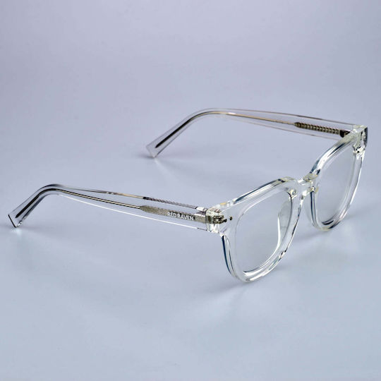 Очила за синя светлина Red Raven Series B Clear Square Acetate 168857
