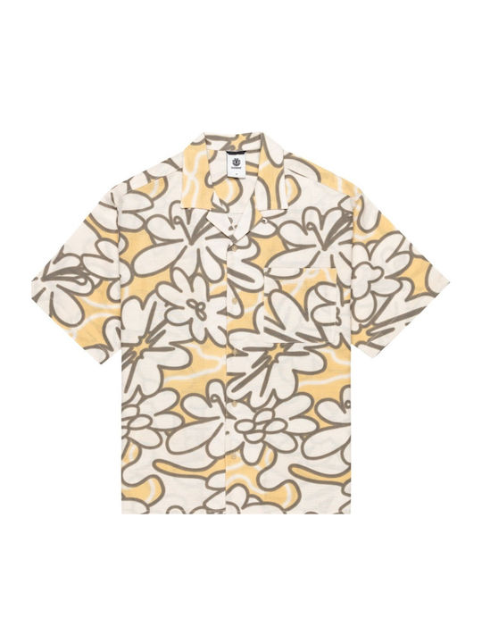 Kurzärmlig Baumwolle Hemd Pop Yellow