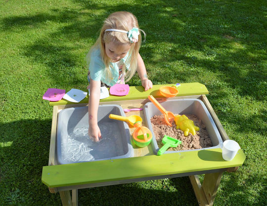 Wendi Toys Tischchen aus Holz Grün