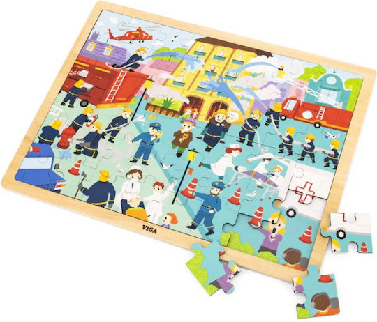 Wooden Kids Puzzle 48pcs Viga Toys