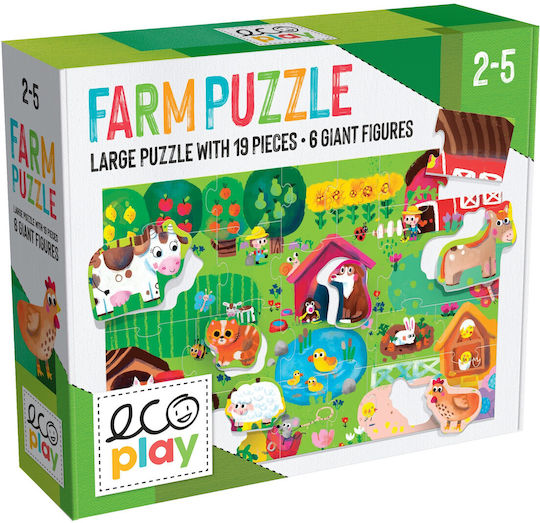 Ecoplay Shaped Puzzle Farm