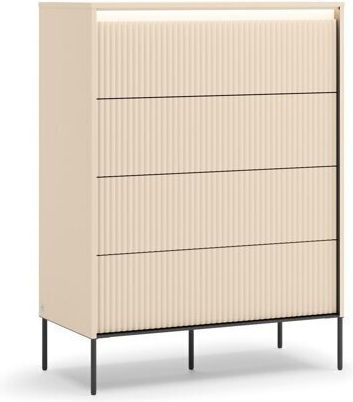 Συρταριέρα από Ξύλο & Μέταλλο Lorfera 102 93x47x125εκ. Συρταριέρα από Ξύλο & Μέταλλο Lorfera 102 93x47x125εκ.