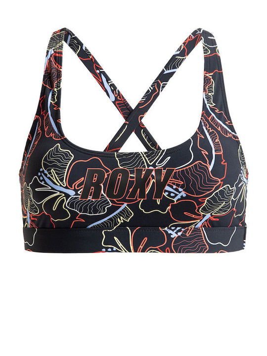 Active Bikini Μπουστάκι Anthracite Athletic Hibiscus