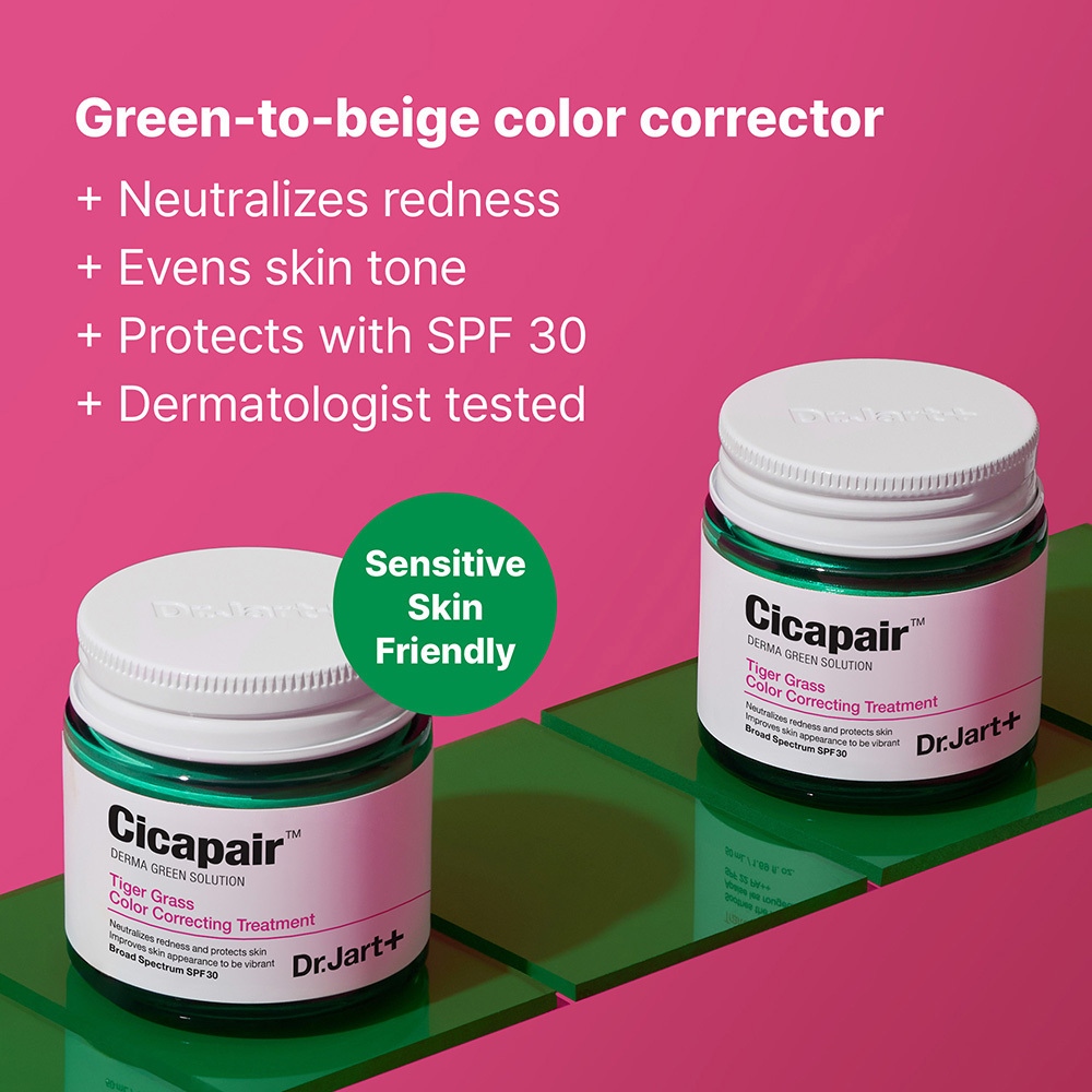Dr. Jart+ Cicapair Tiger Grass Ενυδατική Κρέμα Προσώπου Ημέρας με SPF30 κατά της Ερυθρότητας με Νιασιναμίδη & Centella Asiatica 50ml