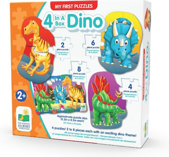 Puzzle pentru Copii Dinozauri pentru 2+ ani+ Ani 8buc The Learning Journey
