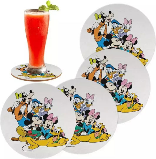 Ξύλινο Σουβέρ Mickeys Club