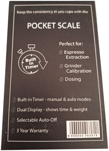 Edo Barista Digital Kitchen Scale 0.1gr/1kg Silver