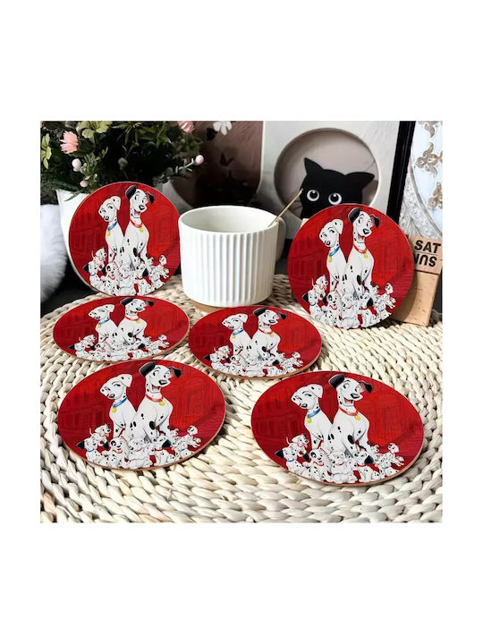 Ξύλινο Σουβέρ 101 Dalmatians Dogs