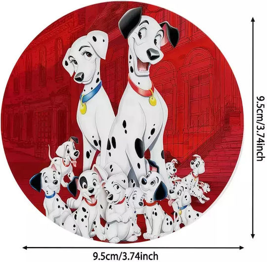 Wooden Coaster 101 Dalmatians Dogs