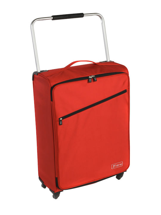 Zframe SHS222837RED Kabinenreisekoffer Weichschalen Rot mit 4 Räder Höhe 55cm