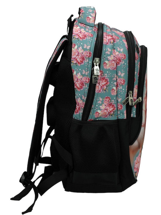 No Fear School Bag Backpack Elementary, Elementary Multicolour 30Liters