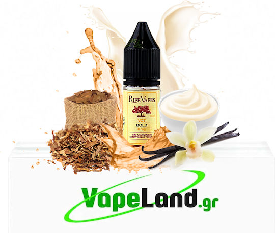 Ripe Vapes Έτοιμο Υγρό Αναπλήρωσης Vct Bold με Καπνική Γεύση 3mg 10ml