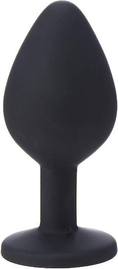 Smd Diamant Silikon Butt Plug Anal Plug Silikon 8cm Mittel Schwarz