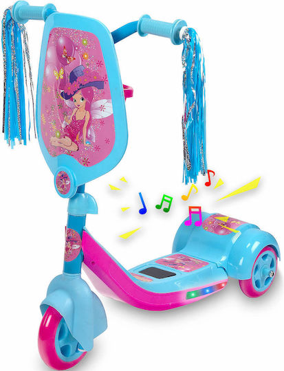 Action One Kids 3-wheel Scooter Pixy Lights Music Pink