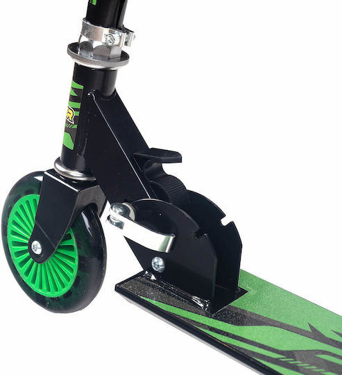 Action One Kids 2-wheel Foldable Scooter Fusion Stripes Green