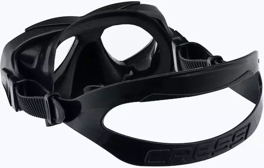 CressiSub Swimming / Snorkelling Flippers Pluma with Mask & Respirator Black