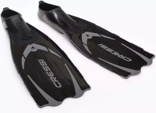 CressiSub Swimming / Snorkelling Flippers Pluma with Mask & Respirator Black