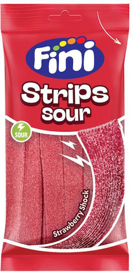 Fini Ζαχαρωτα 90g Sour Tongues Strawberry