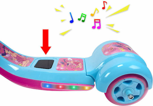 Action One Kids 3-wheel Scooter Pixy Lights Music Pink