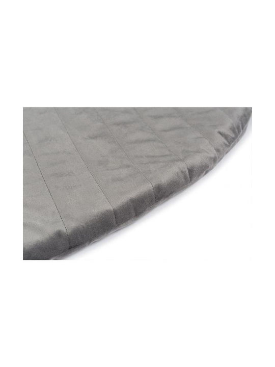 Nobodinoz Kilimanjaro Παιδικό Χαλί Slate Grey Στρογγυλό με Διάμετρο 105cm Πάχους 10mm