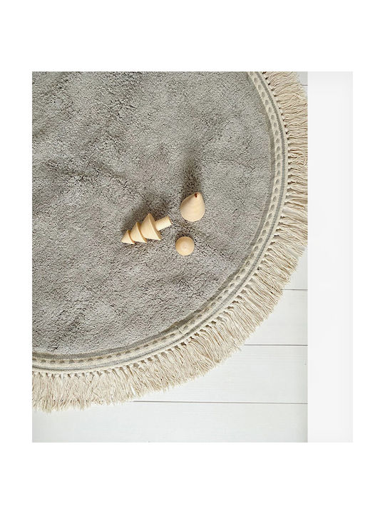 Tapis Petit Lily Детско килимче Сив Кръгло с диаметър 110см