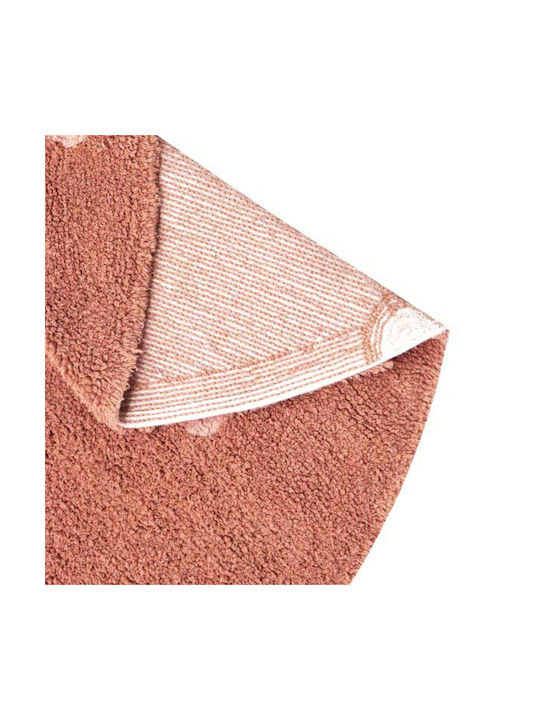 Lorena Canals Dot Παιδικό Χαλί Chestnut Στρογγυλό με Διάμετρο 140cm