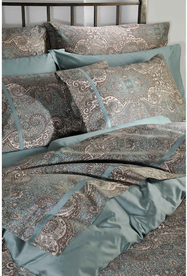 Down Town Home Set King Size 4pcs 305x310cm 833 Petrol Blue