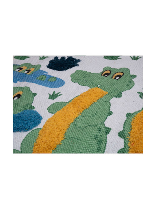 Viopros Παιδικό Χαλί Λευκό 60x90cm