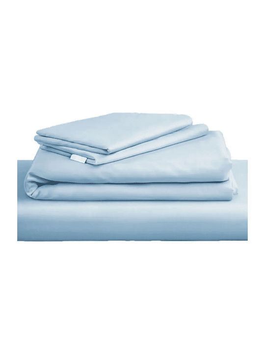 Ariete Σετ Σεντόνια Υπέρδιπλα 240x270εκ. Baby Blue/γαλάζιο (4τμχ)