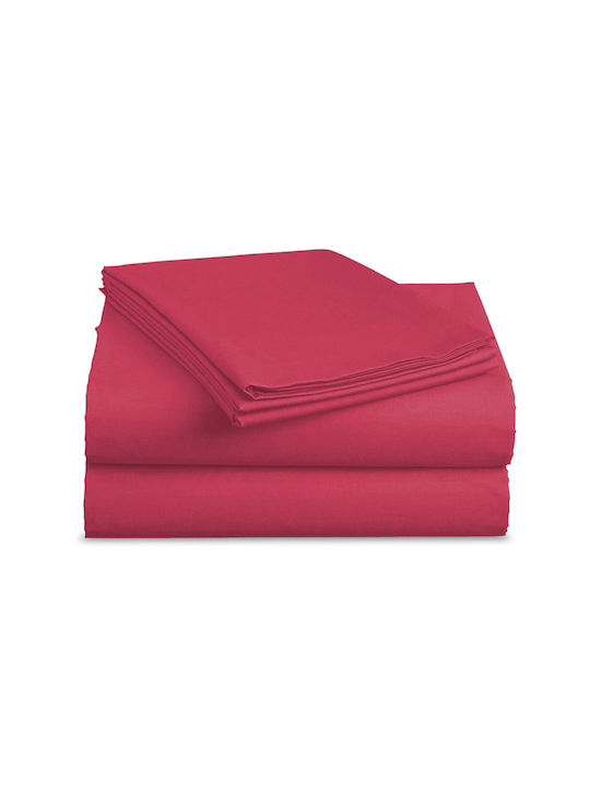 TnS Sheet Sets Queen 240x270cm. Fuchsia 4pcs