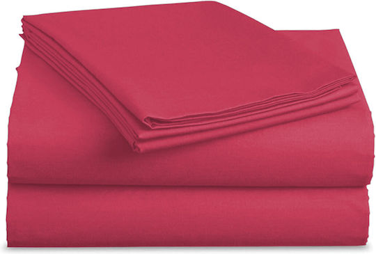TnS Bettwäsche-Set Überdoppel 240x270cm. Fuchsie 4Stück