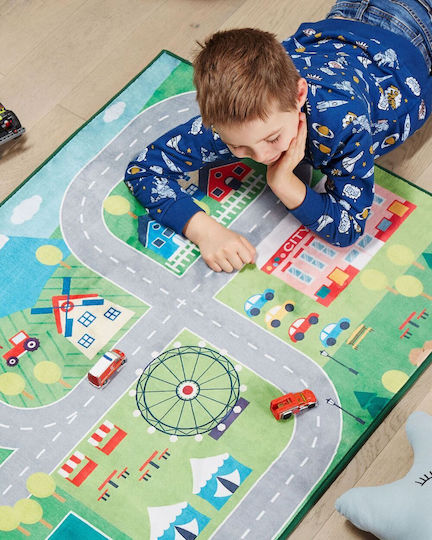 Beliani Kids Rug Verde 80x150cm
