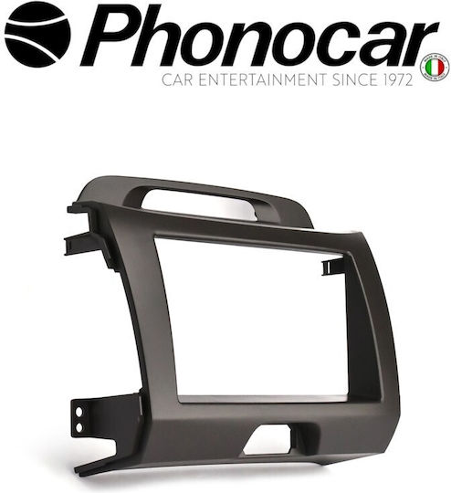 Phonocar DIN Fascia Panels 2 Din Anthracite for Kia Sportage 2011+
