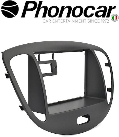 Phonocar DIN Fascia Panels 2 Din Black for Hyundai i10 2013