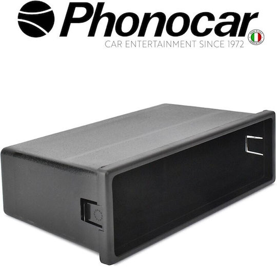 Phonocar DIN Fascia Panels 2 Din Front Panel R/CD for Audi A4 2001-2007 Black for Audi A4 2001-2007