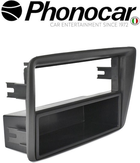 Phonocar DIN Fascia Panels 2 Din for Fiat Panda 11' Anthracite for Fiat Panda 2003>2012