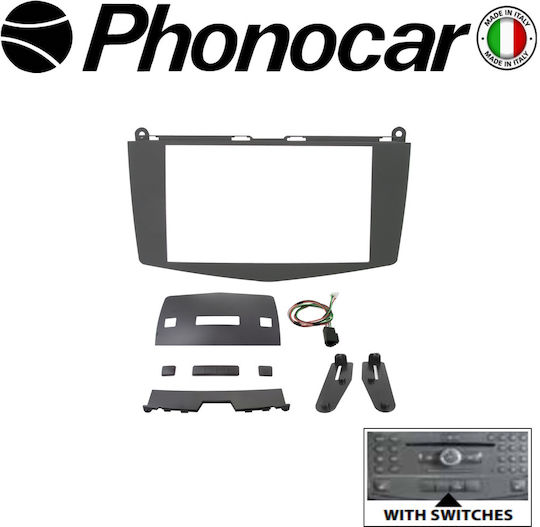 Phonocar DIN Fascia Panels 2 Din for Mercedes-Benz C Class / Viano / Vito 2012>2014