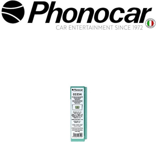 Phonocar DIN Fascia Panels 2 Din Front Panel R/CD for Opel Agila/Corsa C/Meriva/Tigra/Vivaro/Combo / Suzuki Wagon R/Ignis Silver for Opel Agila
