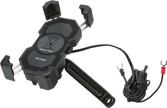 Powertech Halterung Telefon Motorrad mit verstellbarem Arm für Lenkrad