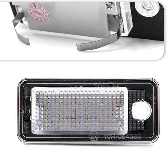 License Plate Lights Led for Audi A3 / A4 / A5 / A6 / A8 / Q7 / RS4 2pcs