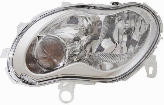 Front Light Electric 02 & Cabrio E Tyc Smart Fortwo 98-07 0013466v003000000 Right 1 Piece