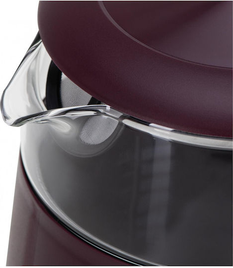 Adler Βραστήρας 1.7lt 1850W Burgundy